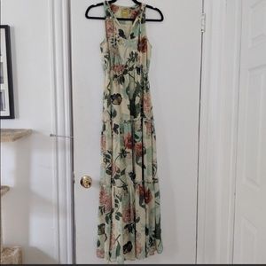 Anthropologie Maeve Maraville Maxi Dress